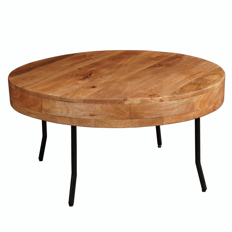 Jobany Solid Wood Top Single Coffee Table