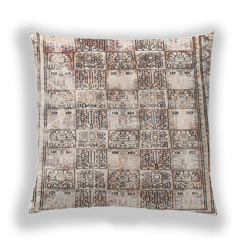 Coussin décoratif abstrait 1142, Microsuède