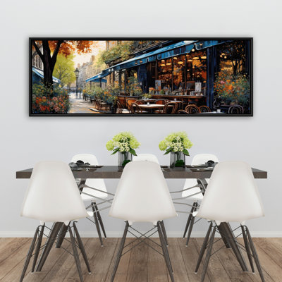 My Secret Place - Modern Building Framed Canvas Art Decor