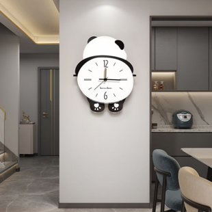 Annyas For Living Room Decor, 16.6" Modern Annya, Panda Decorative Annya, Large Night Light Annya With Remote Control, Battery Operated Big Clock Silent Non Ticking