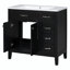 Meuble-lavabo simple avec plateau en céramique Filipp-1861422898