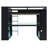Full Size Wood Loft Bed With Power Outlet & USB/Type-C Ports, Integrated Cable Management, And RGB Light, Blue-167161698