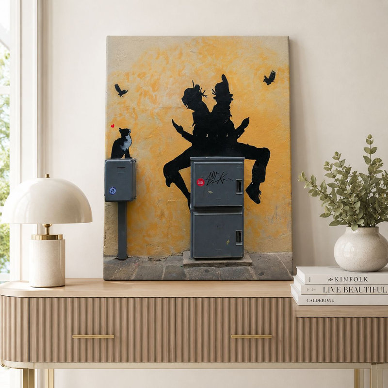Peinture décorative sur toile