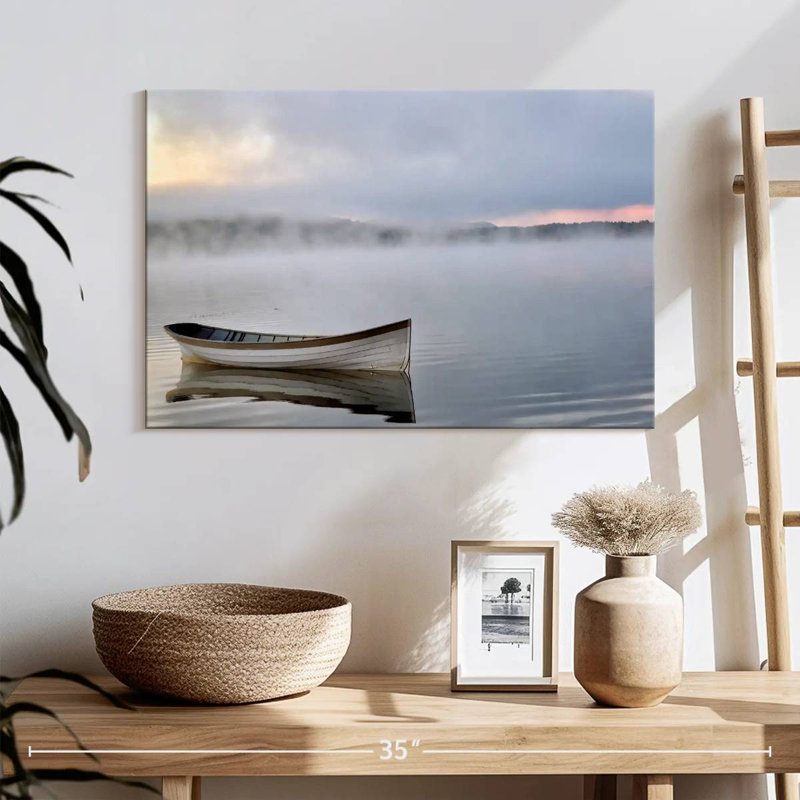 Tranquil lake Aletra, H 16 po x l 24 po