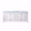 Meuble-lavabo double 84 po x 22 po, comptoir en marbre de Carrare-46124952-46124954