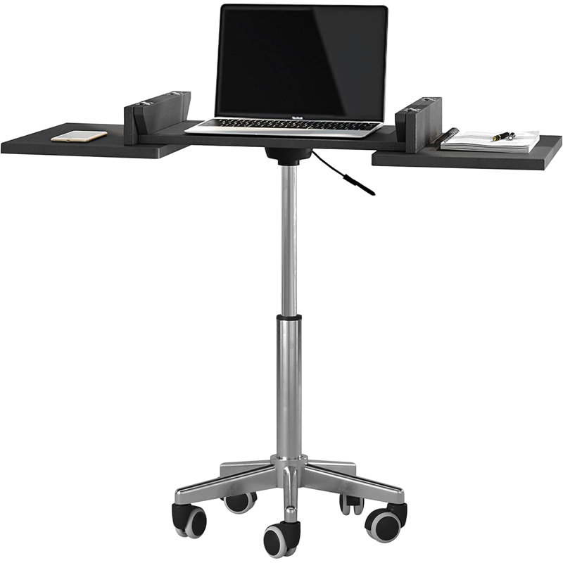 35'' H x 35'' W Laptop Cart with Wheels