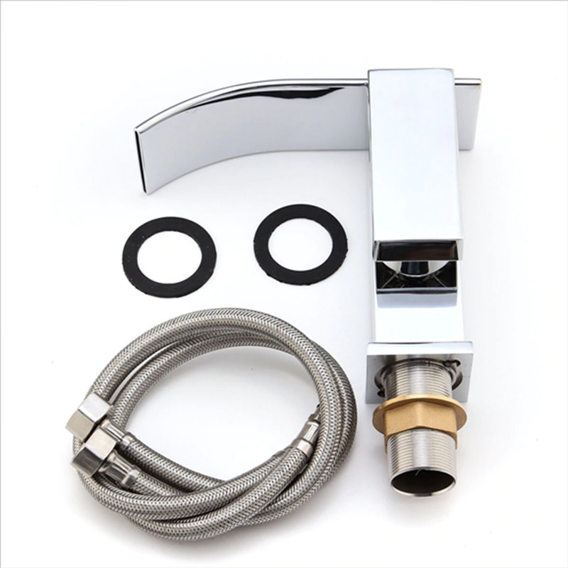 Nora Basin Faucet – Rain Fall Style with Polished Chrome Finish for Modern Bathroom Sinks