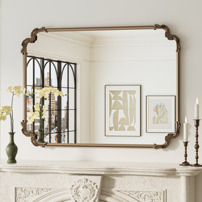 Genan Accent Scalloped Rectangle Wall Mirror
