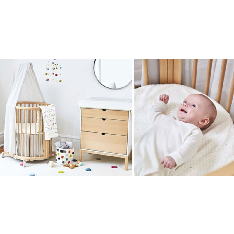 Stokke Sleepi Mini Fitted Sheet Pehr