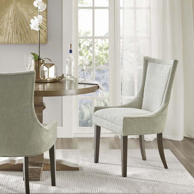 Chaise de salle à manger (ensemble de 2), Vert clair