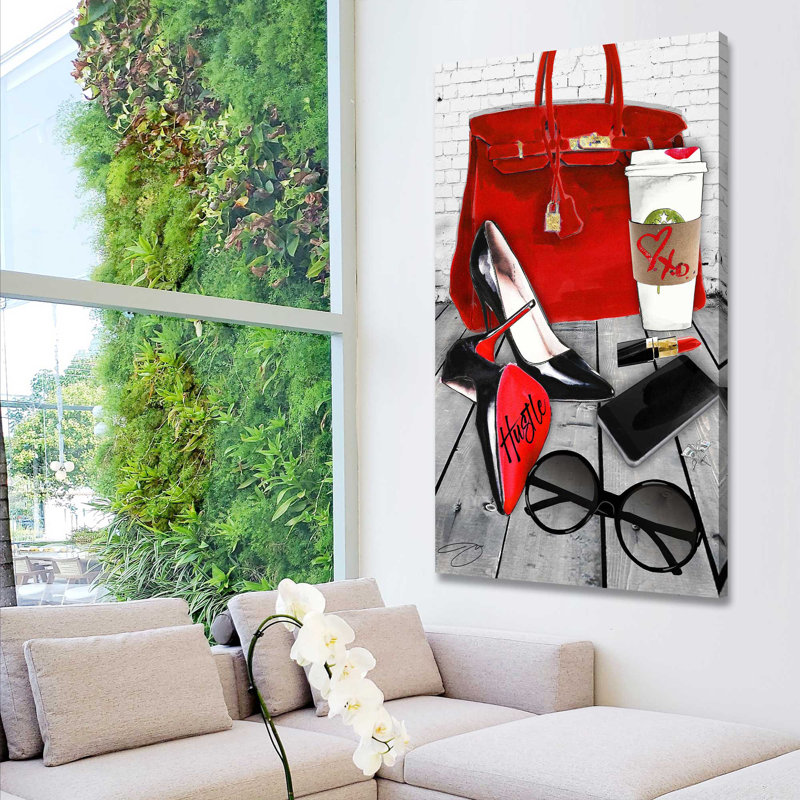 Hustle 2 (vertical) par By Jodi - impression, Toile tendue, H 48 po x l 28 po x P 1,5 po