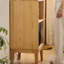 Vitrines en bois massif brun