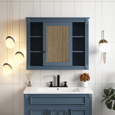 Armoire à pharmacie murale avec miroir 35 po x 28 po