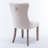 Modern Glam Velvet Upholstered Dining Chair with Pull Ring (Set of 2)-1646401606-1632361094