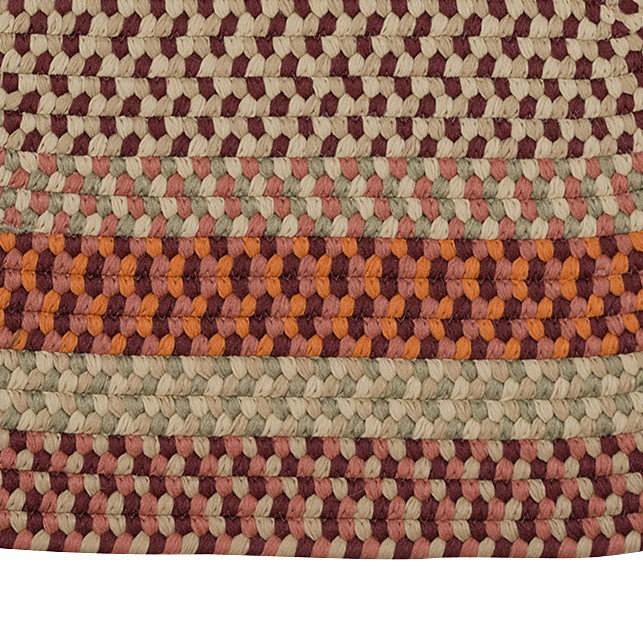 Tapis d'entrée Mendi, Rouge / beige / orange, L 26 po x L 40 po