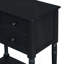 Console étroite, table de canapé mince avec trois tiroirs de rangement et tablette inférieure, table de couloir-933877661