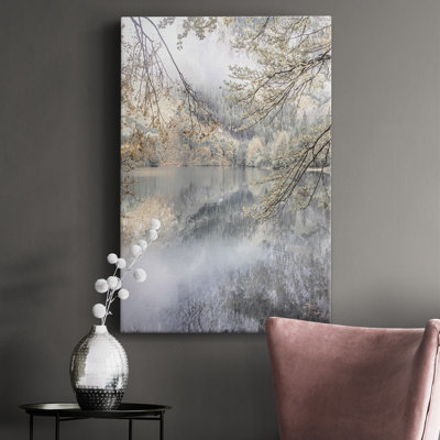 Lilinoe Misty Lake - impression sur toile tendue