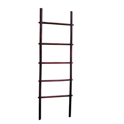 Mahogany 6' Bamboo Ladder Rack