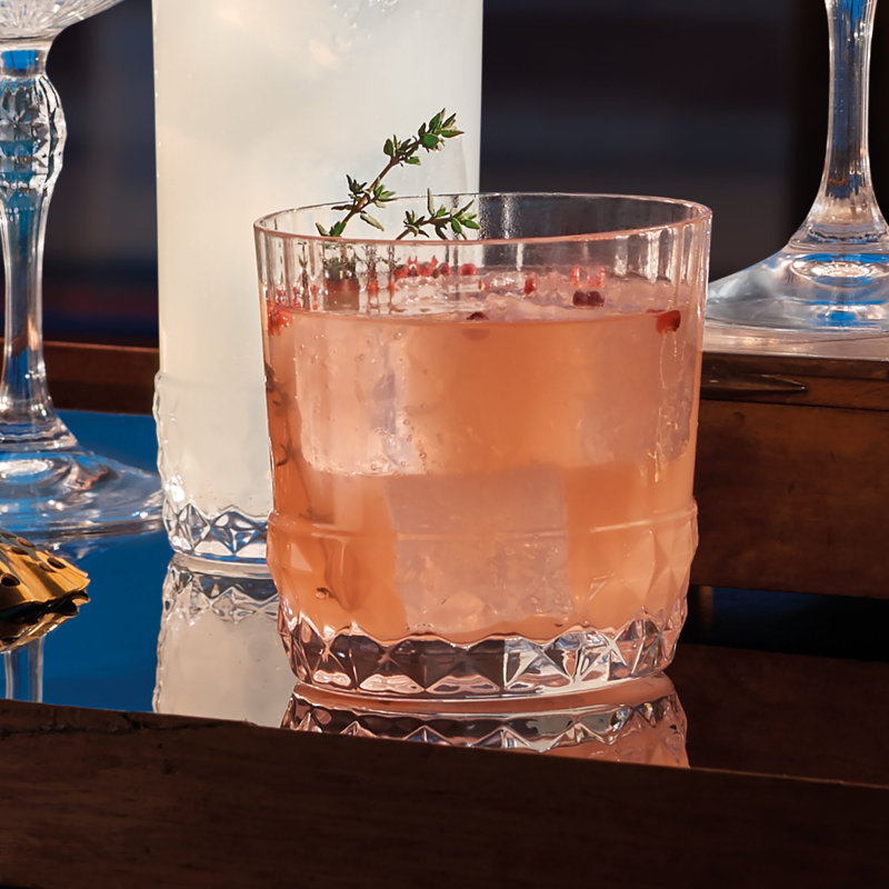 America '20s Clear Glass Double Old Fashioned Set of 4