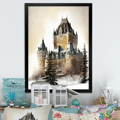 «Winter Season Chateau Frontenac II», reproduction sur toile