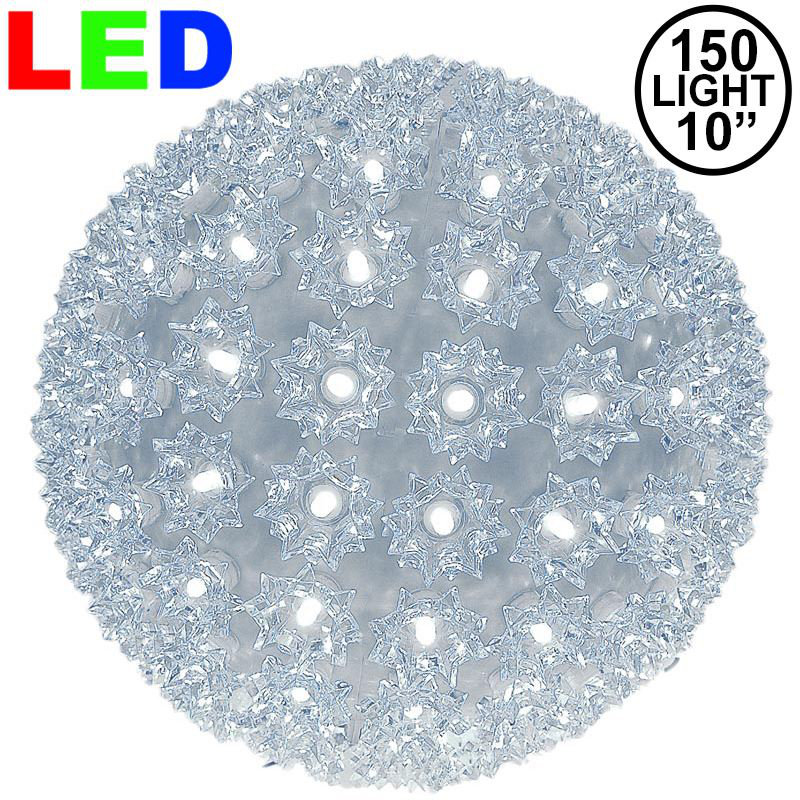 LED Globe Lantern, White