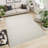 Curran Collection Cream Geometric Traditional Area Rug-1233437532