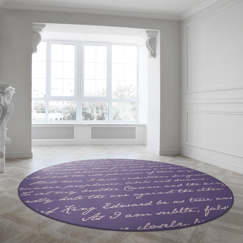 Pherson Solid Colour Area Rug, Round 347cm