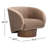 Dalli 85.09Cm Wide Velvet Swivel Barrel Chair-725827016-725827019