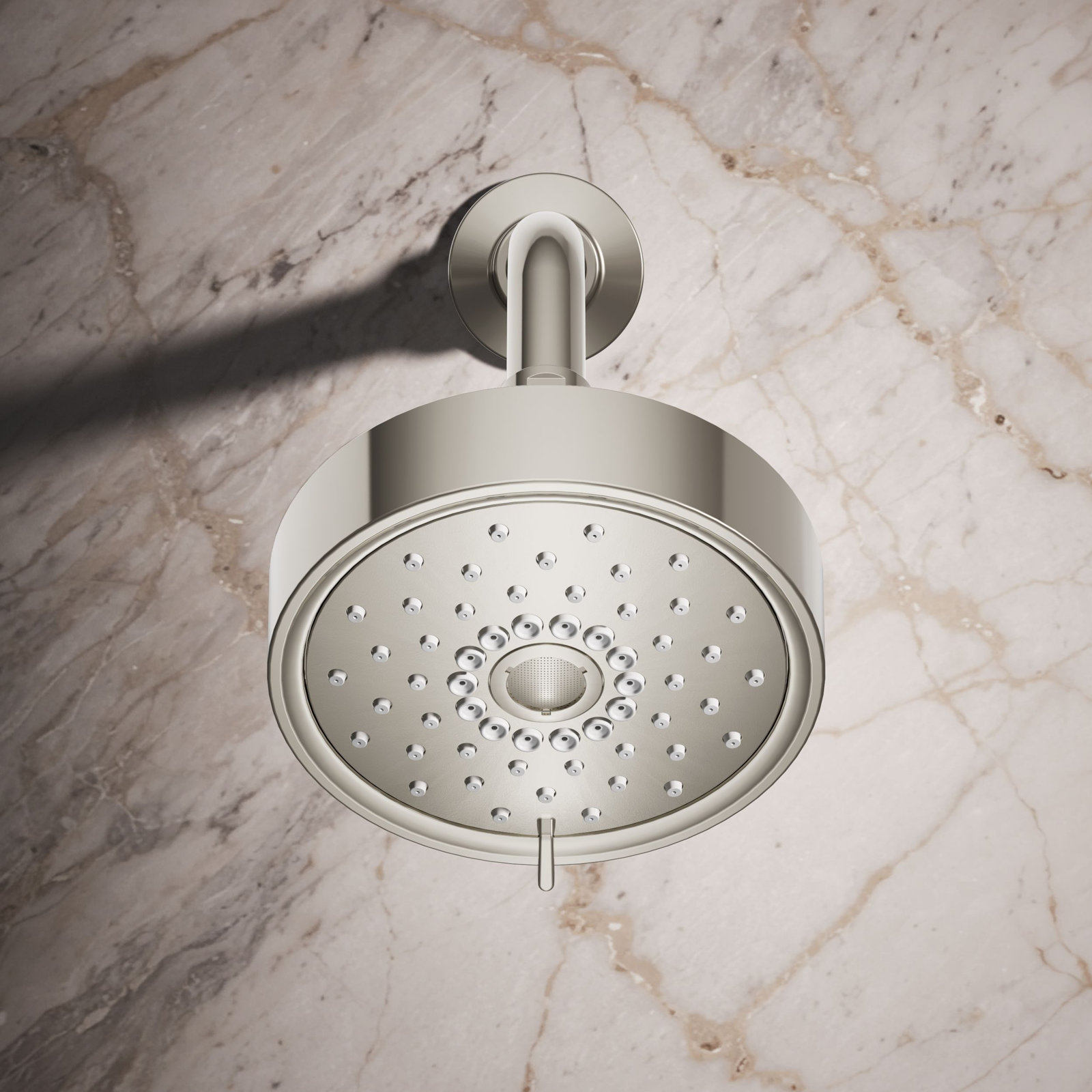 Purist 2.5 GPM 5.5" Wall Mount Showerhead, Vibrant Polished Nickel