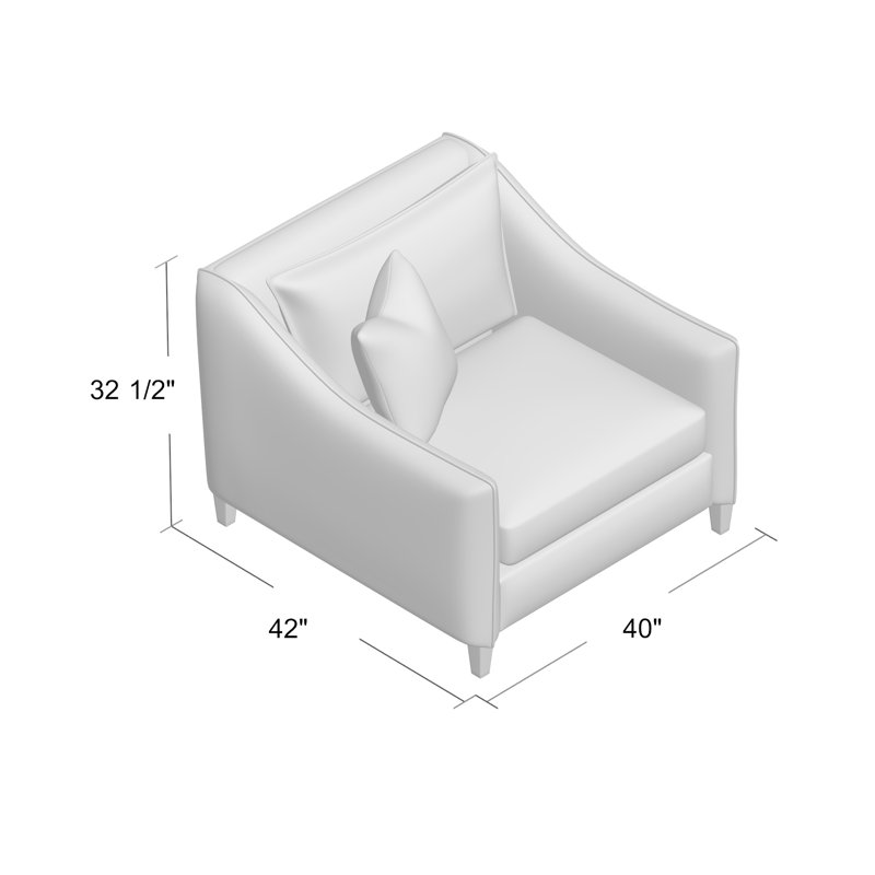 Joli Armchair, Aged Gray, White 5555-000