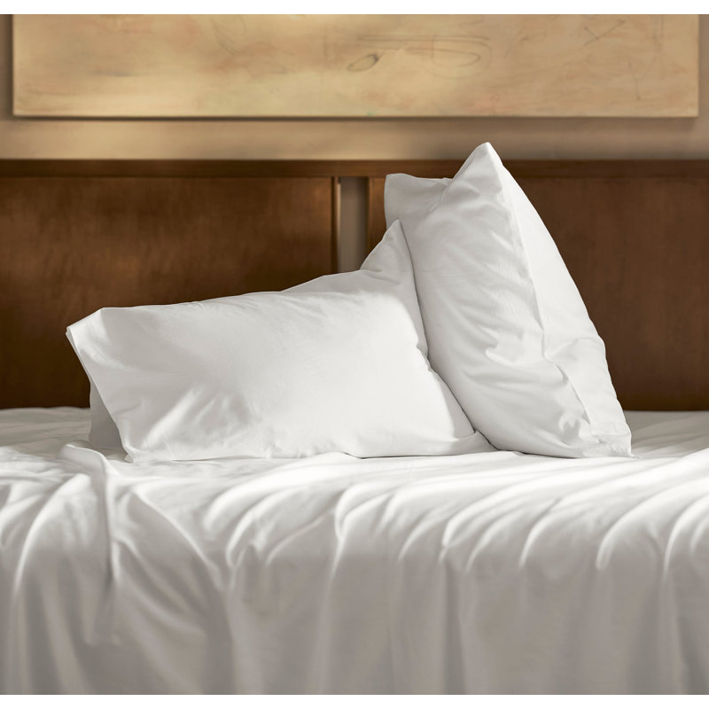 Signature Vintage Washed Pillowcase Set, Standard Pillowcase Set, Vintage White
