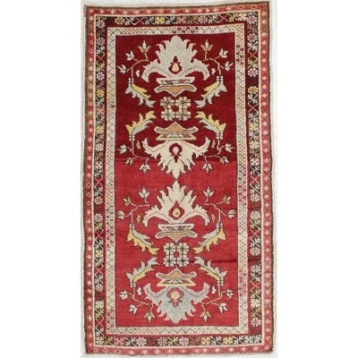 Tapis tribal Konya 3 x 5 rétro Anatolian