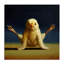 Yoga Chicks Firefly Pose, peinture de ferme-105386036-105386038