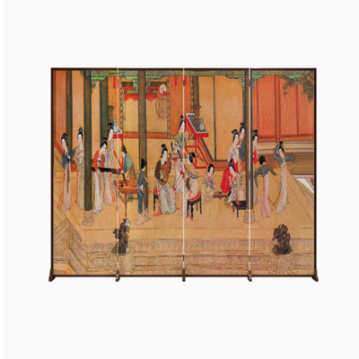 Chinese Famous Painting Screen