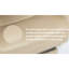 Chaise de bureau à haut dossier avec résistance et technologie de repose-pieds inclinable beige à 155 °