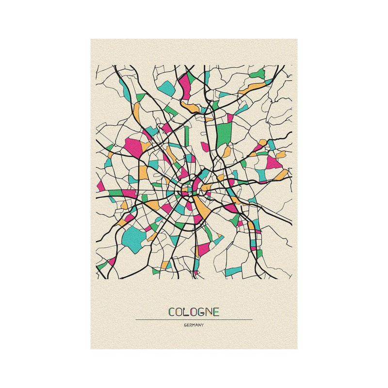 Cologne, Germany Map
