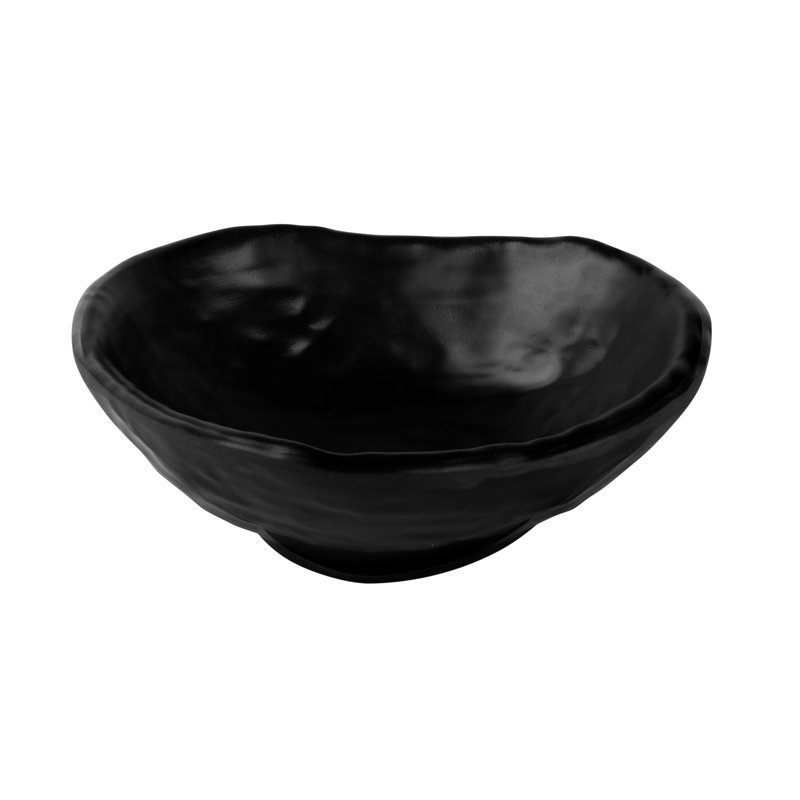 Bol à manger en mélamine 7 onces zen, Noir