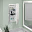 Armoire de salle de bain encastrée avec 4 tablettes réglables l 16 po x H 26 po x P 5,38 po Brookshire
