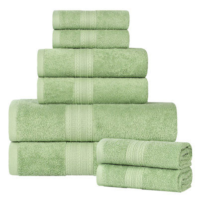 Ensemble de serviettes de bain 100% coton filé à anneaux de qualité supérieure 450 g / m² Superior