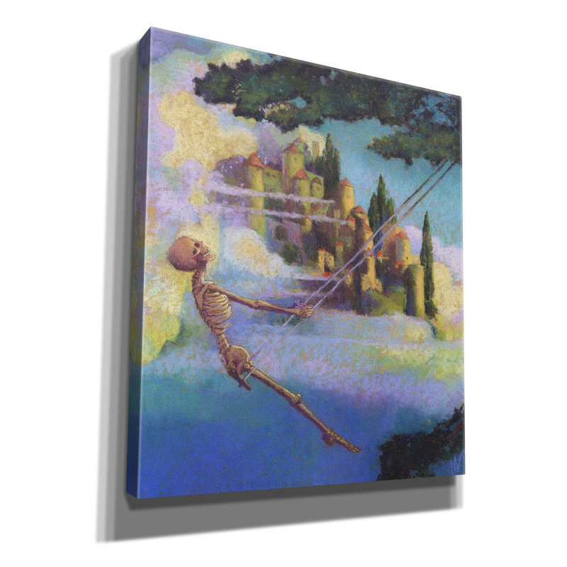 Art mural sur toile Trinx® «Bone To Be Wild» par Marie Marfia, H 30 po x l 26 po x P 1,5 po