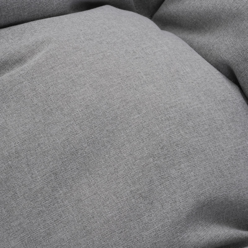 Chaise berçante Henadz, Gris clair