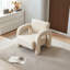Chaise d'appoint en sherpa moderne