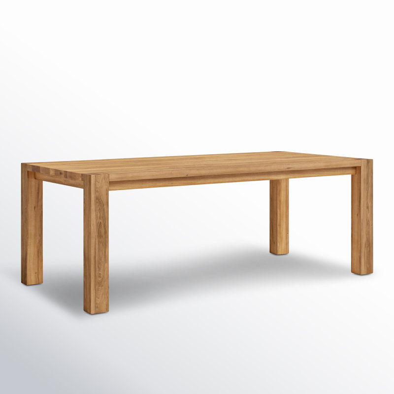 Dublin Solid Oak Dining Table, Oak, 30"H x 82.5"L x 39.25"W