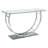 Garrett Chrome Glass Top Console Table
