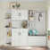 Multifunctional Left-Right Hall Cabinet with 4 Hooks