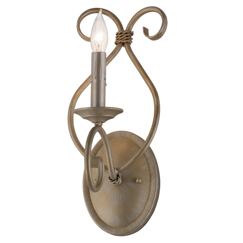 Lampe murale bougie 1 lumières Grondin