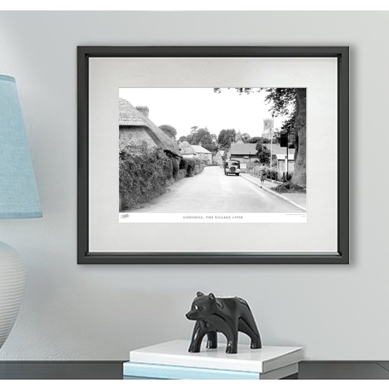 Godshill, The Village C1950 - Single Picture Frame Print, 28cm H x 36cm W x 2.3cm D