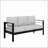 73 Inch All-Weather Aluminum Patio Sofa, Durable And Stylish Outdoor Seating For Year-Round Use-945225457