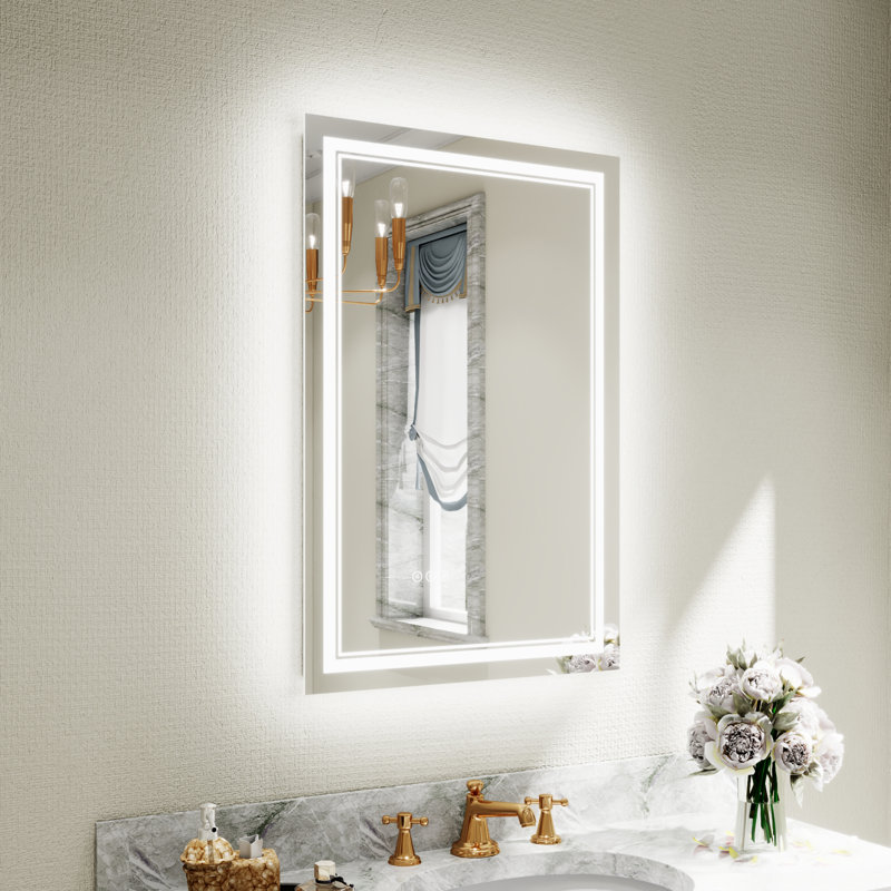Miroir de salle de bain mural Aolaith, 24 po x 36 po