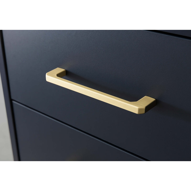 Bansil Bathroom Cabinet, Dark Blue
